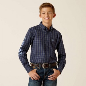 Ariat Pro Series Team Kolt Classic Fit Shirt Granatowe Niebieskie Polska | NOMLXI-879 Ariat Pro Series Team Kolt Classic Fit Shirt Granatowe Niebieskie Polska | NOMLXI-879