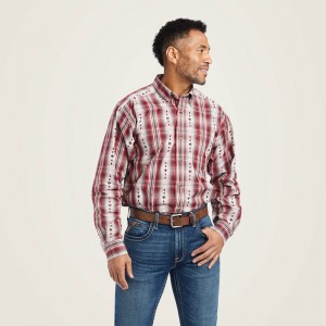 Ariat Pro Series Wilfred Classic Fit Shirt Snow Bunting Polska | TYMWSH-683 Ariat Pro Series Wilfred Classic Fit Shirt Snow Bunting Polska | TYMWSH-683