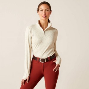 Ariat Prophecy 1/4 Zip Baselayer Petrified Oak Polska | HQWNCJ-698 Ariat Prophecy 1/4 Zip Baselayer Petrified Oak Polska | HQWNCJ-698