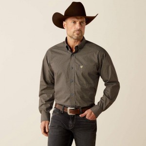Ariat Reagan Classic Fit Shirt Królewski Niebieski Niebieskie Polska | NJVARZ-398 Ariat Reagan Classic Fit Shirt Królewski Niebieski Niebieskie Polska | NJVARZ-398