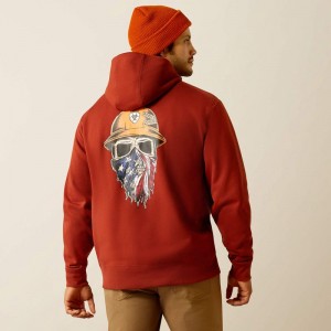 Ariat Rebar Born For This Full Zip Hoodie Burnt Henna Polska | DAGZLB-507 Ariat Rebar Born For This Full Zip Hoodie Burnt Henna Polska | DAGZLB-507