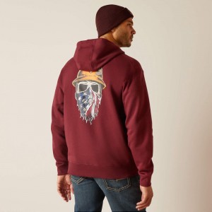 Ariat Rebar Born For This Full Zip Hoodie Bordowe Polska | KHSGOW-740 Ariat Rebar Born For This Full Zip Hoodie Bordowe Polska | KHSGOW-740