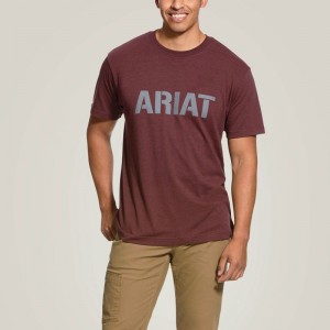 Ariat Rebar Cotton Strong Block Bordowe Polska | RXZMDO-980 Ariat Rebar Cotton Strong Block Bordowe Polska | RXZMDO-980