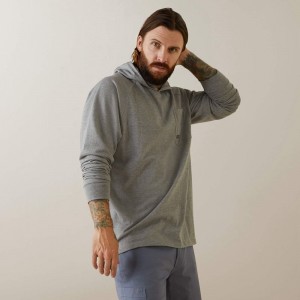 Ariat Rebar Cotton Strong Hooded T-Shirt Szare Polska | UMLCIT-463 Ariat Rebar Cotton Strong Hooded T-Shirt Szare Polska | UMLCIT-463