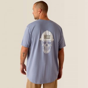 Ariat Rebar Cotton Strong Roughneck Graphic T-Shirt Infinity Heather Polska | FURQWT-934 Ariat Rebar Cotton Strong Roughneck Graphic T-Shirt Infinity Heather Polska | FURQWT-934