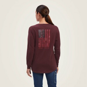 Ariat Rebar Cotton Strong Southwest Graphic T-Shirt Czekolada Polska | UQJPNS-605 Ariat Rebar Cotton Strong Southwest Graphic T-Shirt Czekolada Polska | UQJPNS-605