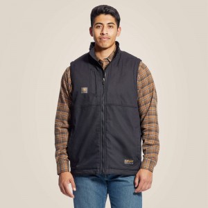 Ariat Rebar Duracanvas Vest Czarne Polska | UELJTY-264 Ariat Rebar Duracanvas Vest Czarne Polska | UELJTY-264