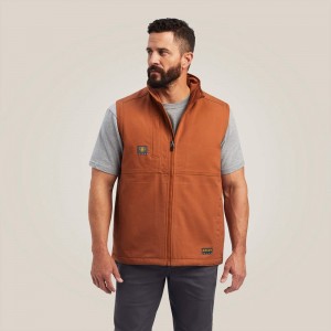 Ariat Rebar Duracanvas Vest Miedź Polska | XPLJGO-148 Ariat Rebar Duracanvas Vest Miedź Polska | XPLJGO-148