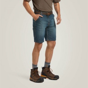 Ariat Rebar Durastretch Denim Utility Short Phantom Polska | OTUNQC-164 Ariat Rebar Durastretch Denim Utility Short Phantom Polska | OTUNQC-164
