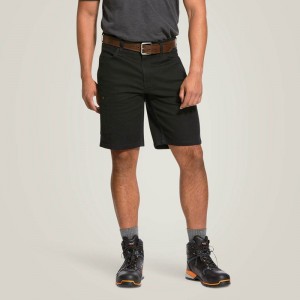 Ariat Rebar Durastretch Made Tough 10" Short Czarne Polska | PJTNLM-184 Ariat Rebar Durastretch Made Tough 10" Short Czarne Polska | PJTNLM-184