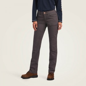 Ariat Rebar Durastretch Made Tough Double Front Pant Szare Polska | VUKAEJ-793 Ariat Rebar Durastretch Made Tough Double Front Pant Szare Polska | VUKAEJ-793