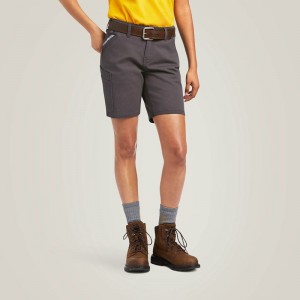 Ariat Rebar Durastretch Made Tough Short Szare Polska | GCMJKL-890 Ariat Rebar Durastretch Made Tough Short Szare Polska | GCMJKL-890