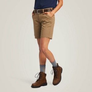 Ariat Rebar Durastretch Made Tough Short Khaki Polska | SMJFWX-249 Ariat Rebar Durastretch Made Tough Short Khaki Polska | SMJFWX-249