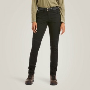 Ariat Rebar Durastretch Ripstop Cargo Straight Leg Pant Czarne Polska | MJABIN-041 Ariat Rebar Durastretch Ripstop Cargo Straight Leg Pant Czarne Polska | MJABIN-041