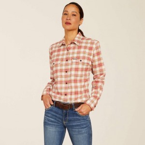 Ariat Rebar Flannel Durastretch Work Shirt Almond Milk Polska | RHZYGA-038 Ariat Rebar Flannel Durastretch Work Shirt Almond Milk Polska | RHZYGA-038