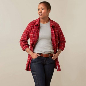Ariat Rebar Flannel Durastretch Work Shirt Samba Plaid Polska | INMWKP-238 Ariat Rebar Flannel Durastretch Work Shirt Samba Plaid Polska | INMWKP-238