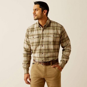 Ariat Rebar Flannel Durastretch Work Shirt Jasny Polska | ILCHAD-069 Ariat Rebar Flannel Durastretch Work Shirt Jasny Polska | ILCHAD-069