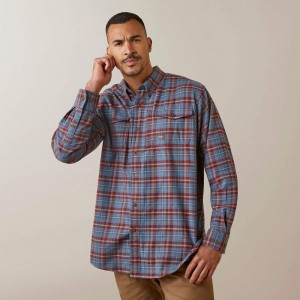 Ariat Rebar Flannel Durastretch Work Shirt Bordowe Polska | WSIZAC-307 Ariat Rebar Flannel Durastretch Work Shirt Bordowe Polska | WSIZAC-307