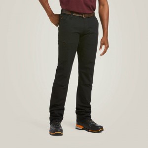 Ariat Rebar M4 Low Rise Durastretch Made Tough Double Front Stackable Straight Leg Pant Czarne Polska | DTAJSO-403 Ariat Rebar M4 Low Rise Durastretch Made Tough Double Front Stackable Straight Leg Pant Czarne Polska | DTAJSO-403