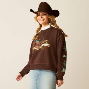 Ariat Riata Sweatshirt Mole Polska | VBPTRF-129 Ariat Riata Sweatshirt Mole Polska | VBPTRF-129