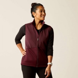 Ariat Sina Fleece Scrub Vest Winetasting Polska | LFJBWT-125 Ariat Sina Fleece Scrub Vest Winetasting Polska | LFJBWT-125