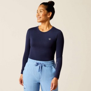 Ariat Soft Touch Underscrub Baselayer Granatowe Polska | GAKJUP-278 Ariat Soft Touch Underscrub Baselayer Granatowe Polska | GAKJUP-278