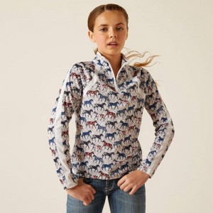 Ariat Sunstopper 3.0 1/4 Zip Baselayer Painted Ponies Polska | NPLIAD-284 Ariat Sunstopper 3.0 1/4 Zip Baselayer Painted Ponies Polska | NPLIAD-284