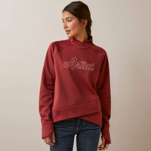 Ariat Tek Crossover Sweatshirt Burnt Russet Polska | XWGVYA-705 Ariat Tek Crossover Sweatshirt Burnt Russet Polska | XWGVYA-705