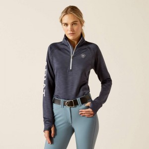Ariat Tek Team 1/2 Zip Sweatshirt Niebieskie Polska | QGAMZK-610 Ariat Tek Team 1/2 Zip Sweatshirt Niebieskie Polska | QGAMZK-610