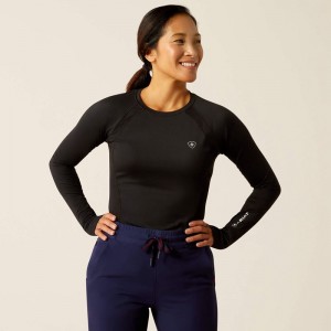 Ariat Venttek Underscrub Baselayer Czarne Polska | QSWZHR-964 Ariat Venttek Underscrub Baselayer Czarne Polska | QSWZHR-964