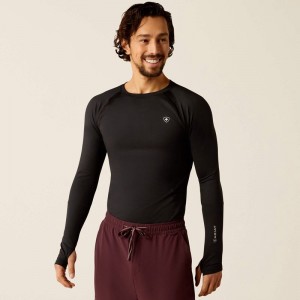 Ariat Venttek Underscrub Baselayer Czarne Polska | BAWDNO-583 Ariat Venttek Underscrub Baselayer Czarne Polska | BAWDNO-583