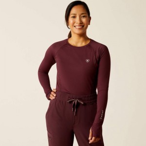 Ariat Venttek Underscrub Baselayer Winetasting Polska | CDLTEW-328 Ariat Venttek Underscrub Baselayer Winetasting Polska | CDLTEW-328