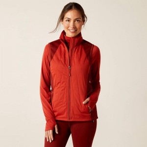 Ariat Venture Full Zip Vest Czerwone Polska | KARGUJ-175 Ariat Venture Full Zip Vest Czerwone Polska | KARGUJ-175