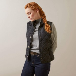 Ariat Woodside Vest Czarne Polska | UIHDAQ-625 Ariat Woodside Vest Czarne Polska | UIHDAQ-625