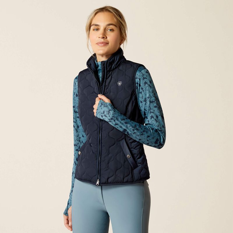 Ariat Ashley 2.0 Insulated Vest Granatowe Polska | FRBTMX-471 - Kliknij obrazek, aby zamknąć