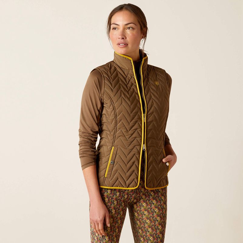 Ariat Ashley Insulated Vest Canteen Polska | EZPCOW-368 - Kliknij obrazek, aby zamknąć