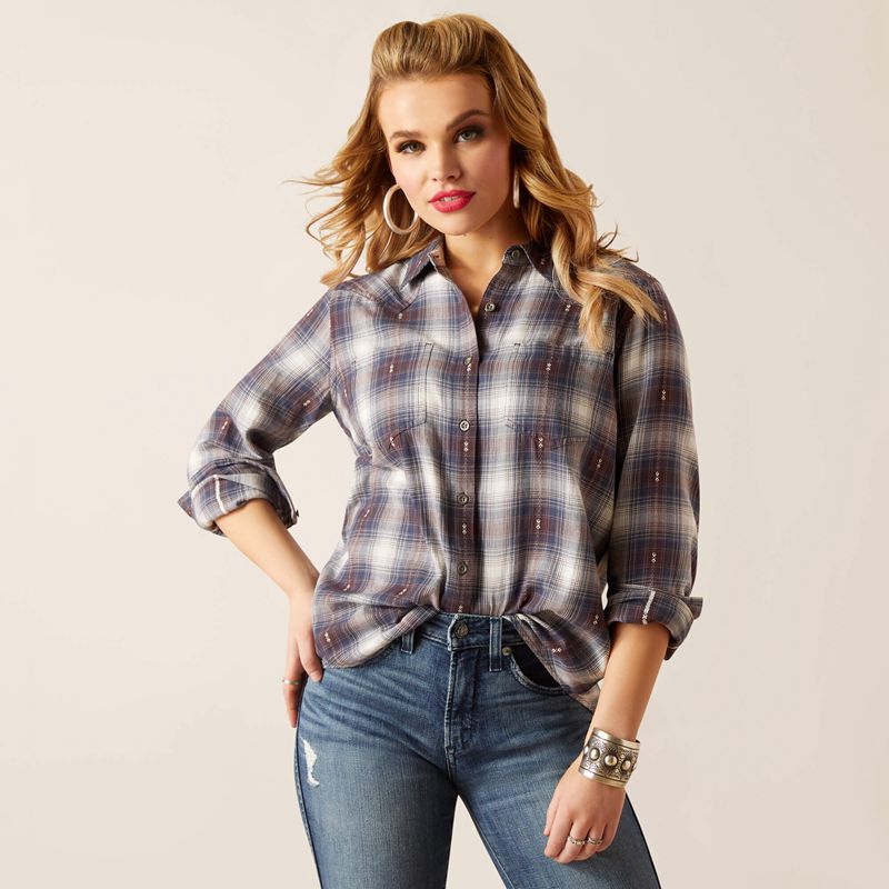 Ariat Billie Jean Shirt Folkstone Polska | MFLWTA-760 - Kliknij obrazek, aby zamknąć