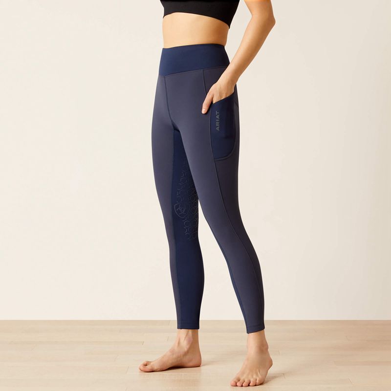 Ariat Boreas Half Grip Tight Granatowe Polska | KUVRFH-817 - Kliknij obrazek, aby zamknąć