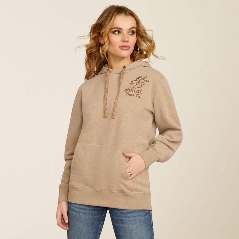 Ariat Bronco Stitch Hoodie Ciemny Polska | JOBMAK-920 - Kliknij obrazek, aby zamknąć