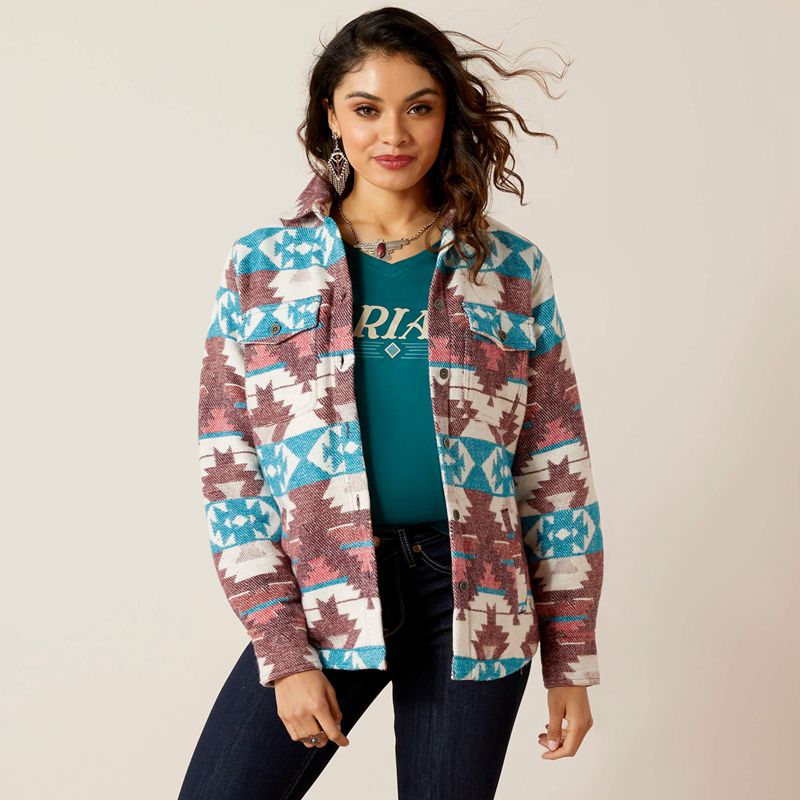 Ariat Buffalo Plaid Shirt Jacket Baja Jacquard Polska | UIRNWV-423 - Kliknij obrazek, aby zamknąć