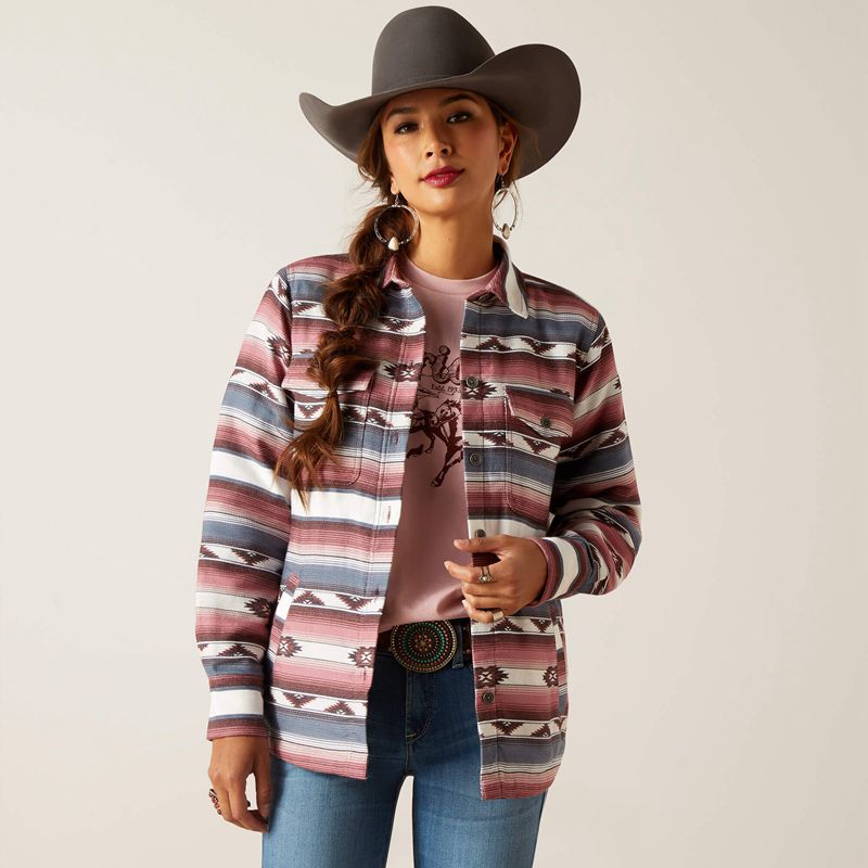 Ariat Buffalo Plaid Shirt Jacket Serape Polska | TQBFOX-925 - Kliknij obrazek, aby zamknąć