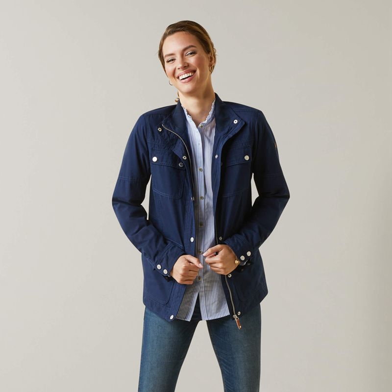 Ariat Calumet Field Jacket Granatowe Polska | GHYFON-517 - Kliknij obrazek, aby zamknąć