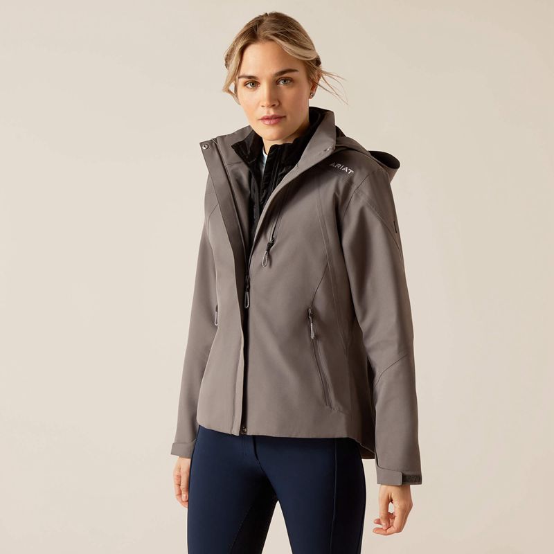 Ariat Coastal Jacket Szare Polska | DMYAHO-203 - Kliknij obrazek, aby zamknąć