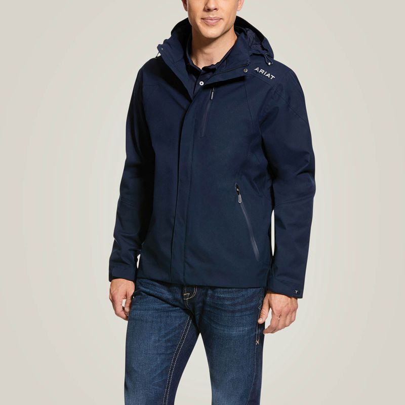 Ariat Coastal Waterproof Jacket Granatowe Polska | PUYQCG-847 - Kliknij obrazek, aby zamknąć