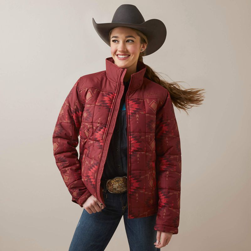 Ariat Crius Insulated Jacket Różowe Polska | FINABM-216 - Kliknij obrazek, aby zamknąć