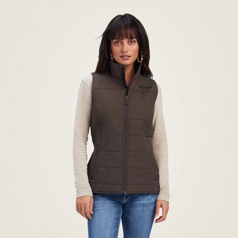Ariat Crius Insulated Vest Banyan Bark Polska | PGFHDJ-815 - Kliknij obrazek, aby zamknąć