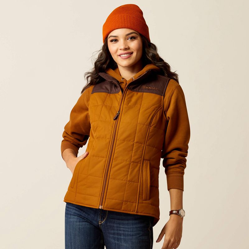 Ariat Crius Insulated Vest Chestnut/Chocolate Plum Polska | SNZUVQ-067 - Kliknij obrazek, aby zamknąć