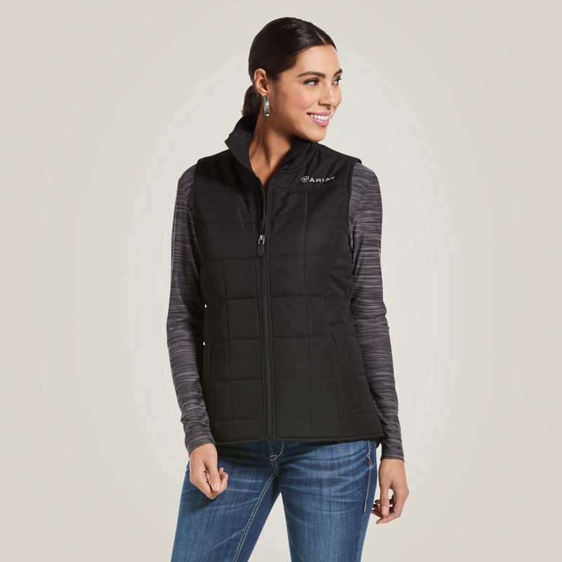 Ariat Crius Insulated Vest Czarne Polska | QNBRHC-167 - Kliknij obrazek, aby zamknąć