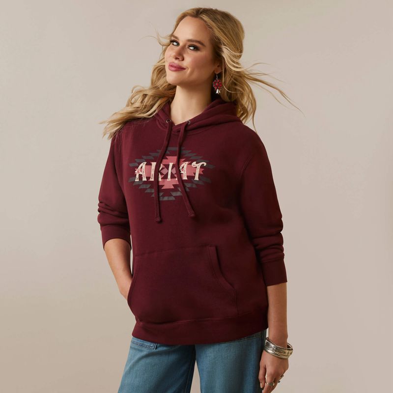 Ariat Diamond Hoodie Twany Port Polska | WBOVSE-975 - Kliknij obrazek, aby zamknąć