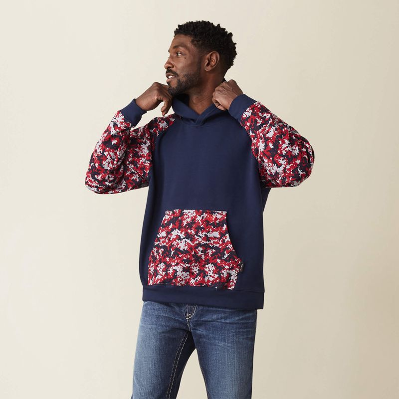Ariat Fr Durastretch Patriot Hoodie Alloy Patriot Polska | LIGNEK-356 - Kliknij obrazek, aby zamknąć